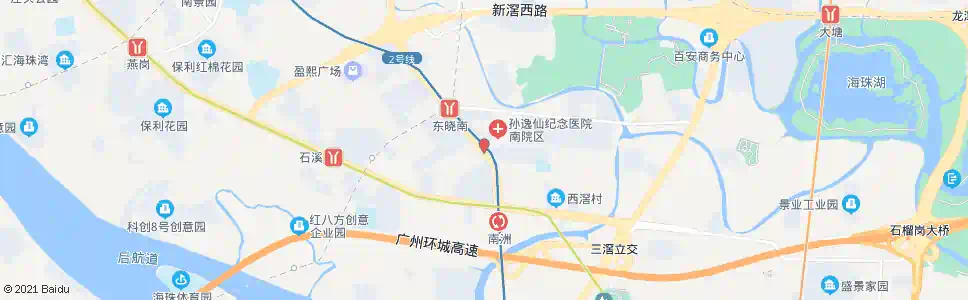 广州南洲路口_公交站地图_广州公交_妙搜公交查询2025