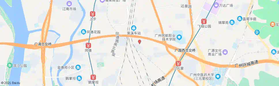 广州沙涌南总站_公交站地图_广州公交_妙搜公交查询2025