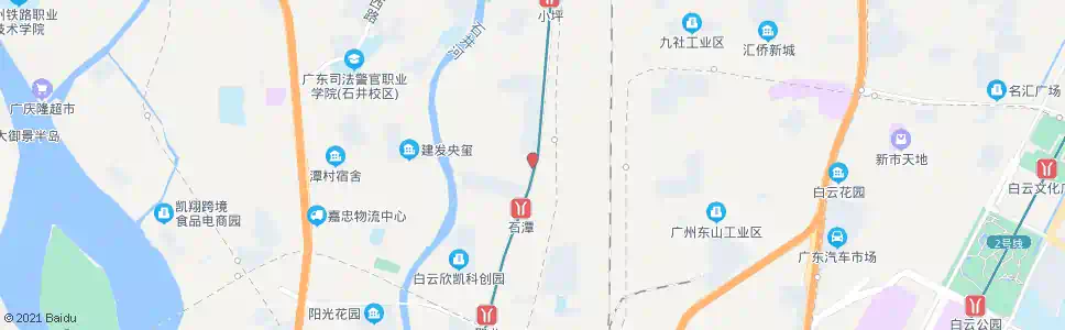 广州石槎路总站(步踏天下鞋城)_公交站地图_广州公交_妙搜公交查询2025
