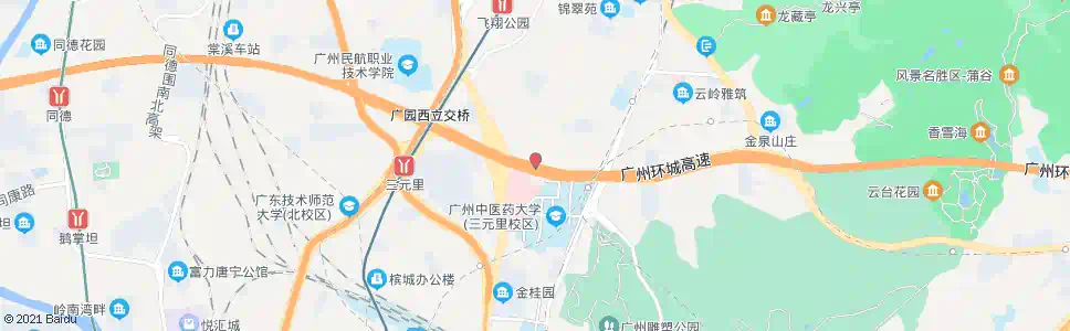 广州交电新村_公交站地图_广州公交_妙搜公交查询2025