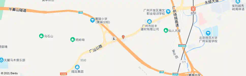 广州长龙村西_公交站地图_广州公交_妙搜公交查询2025