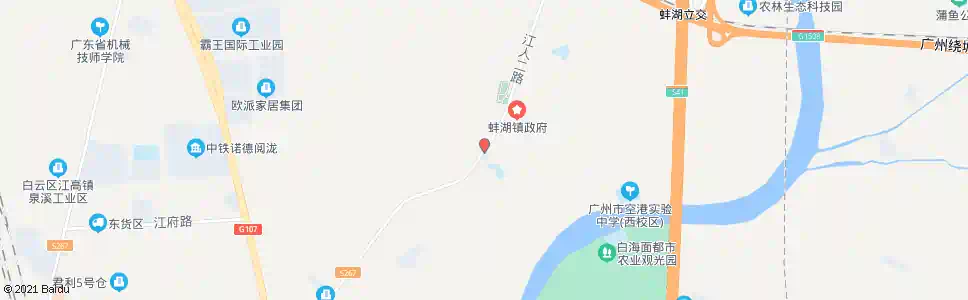 广州蚌湖市场_公交站地图_广州公交_妙搜公交查询2025