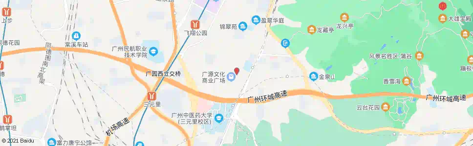 广州广园新村_公交站地图_广州公交_妙搜公交查询2025
