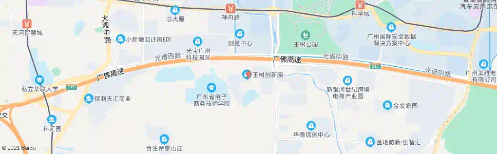 广州富康西街_公交站地图_广州公交_妙搜公交查询2025