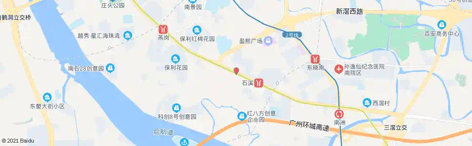 广州新滘西路口_公交站地图_广州公交_妙搜公交查询2025