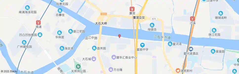 广州丽水湾(福安园)_公交站地图_广州公交_妙搜公交查询2025