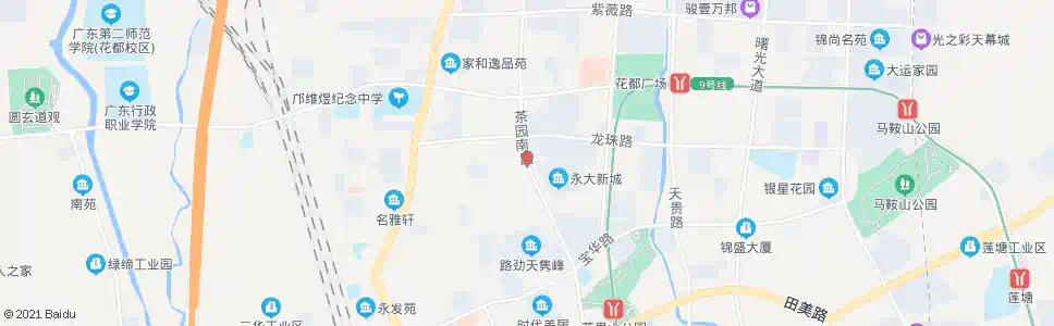 广州东城花园_公交站地图_广州公交_妙搜公交查询2025
