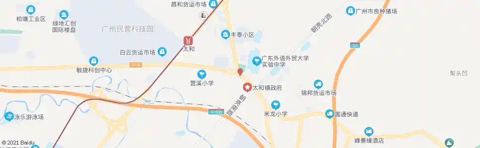 广州太和文化广场_公交站地图_广州公交_妙搜公交查询2025