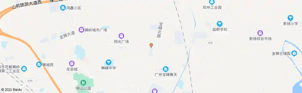 广州宝峰路口_公交站地图_广州公交_妙搜公交查询2025