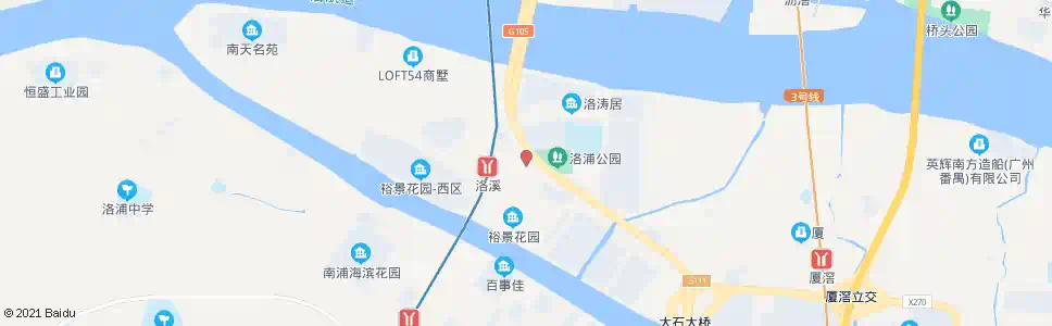 广州如意三马路_公交站地图_广州公交_妙搜公交查询2025