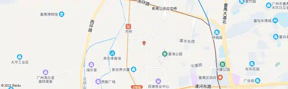 广州市桥汽车站西门_公交站地图_广州公交_妙搜公交查询2025