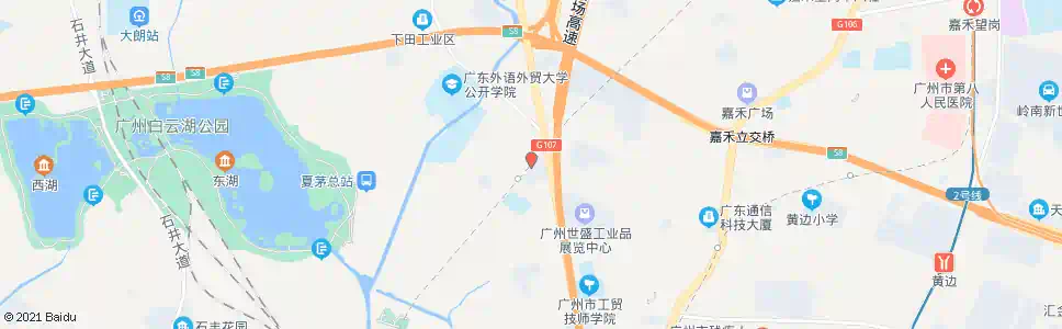 广州夏茅大道口_公交站地图_广州公交_妙搜公交查询2025