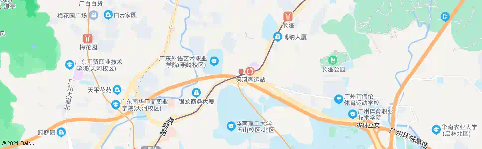 广州天河客运站总站_公交站地图_广州公交_妙搜公交查询2025