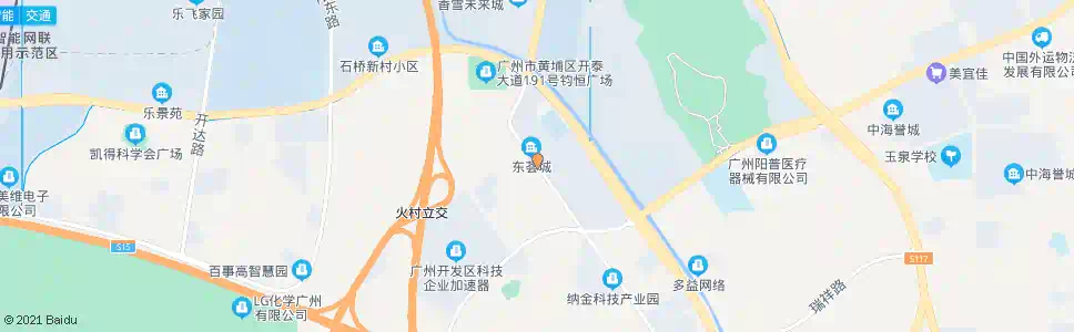 广州瑞和路北_公交站地图_广州公交_妙搜公交查询2025