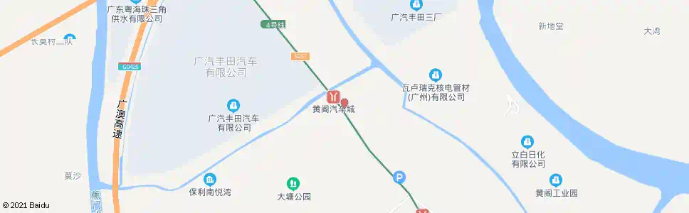 广州黄阁公交总站_公交站地图_广州公交_妙搜公交查询2025