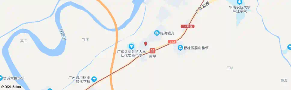 广州逸泉山庄_公交站地图_广州公交_妙搜公交查询2025