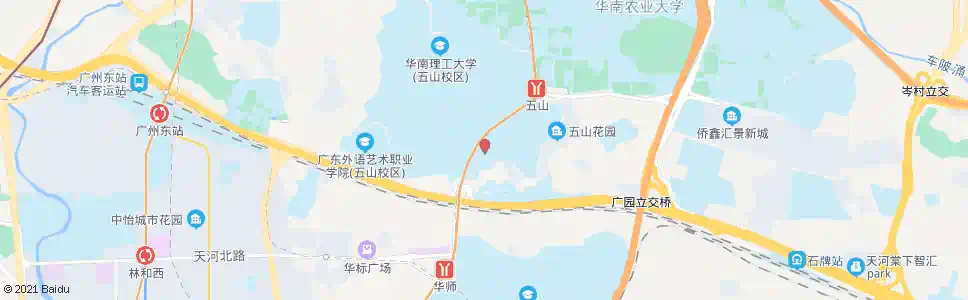 广州华工大总站_公交站地图_广州公交_妙搜公交查询2025