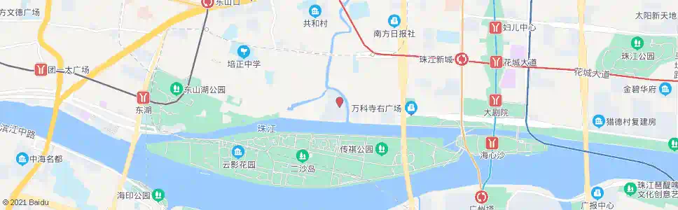 广州珠江宾馆_公交站地图_广州公交_妙搜公交查询2025
