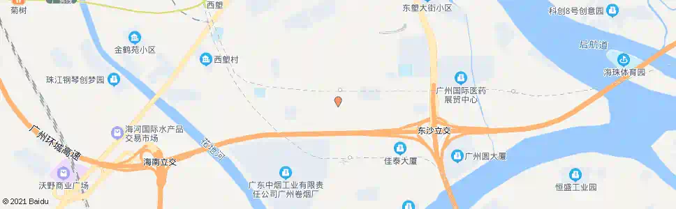 广州东沙街道办_公交站地图_广州公交_妙搜公交查询2025