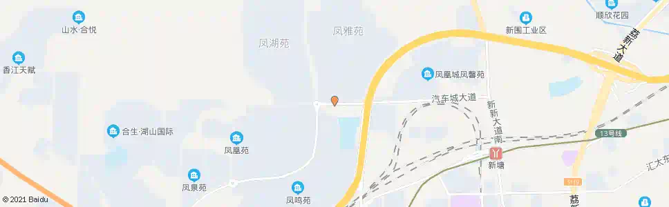 广州凤凰城(东门商业街)_公交站地图_广州公交_妙搜公交查询2025
