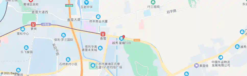 广州萝坎村_公交站地图_广州公交_妙搜公交查询2025