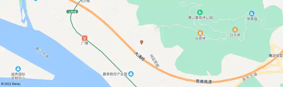 广州金岭南路_公交站地图_广州公交_妙搜公交查询2025