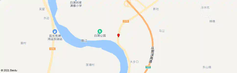 广州白湖村_公交站地图_广州公交_妙搜公交查询2025