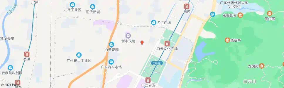 广州萧岗涌北大街_公交站地图_广州公交_妙搜公交查询2025
