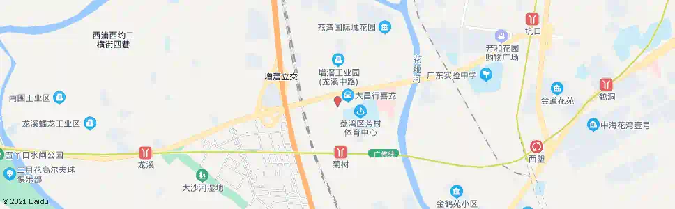 广州芳村车管所_公交站地图_广州公交_妙搜公交查询2025