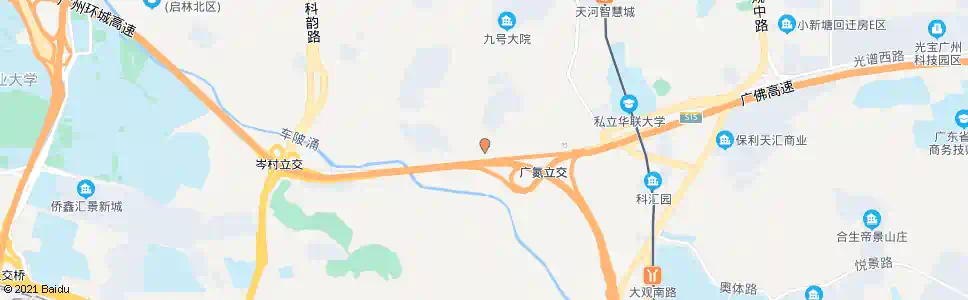 广州沐陂村口_公交站地图_广州公交_妙搜公交查询2025
