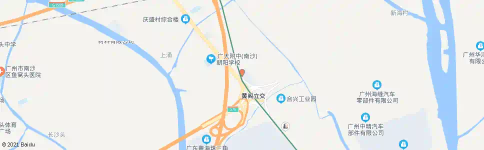 广州南英检测站_公交站地图_广州公交_妙搜公交查询2025