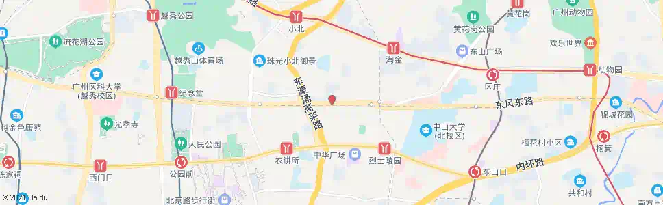 广州越秀桥_公交站地图_广州公交_妙搜公交查询2025