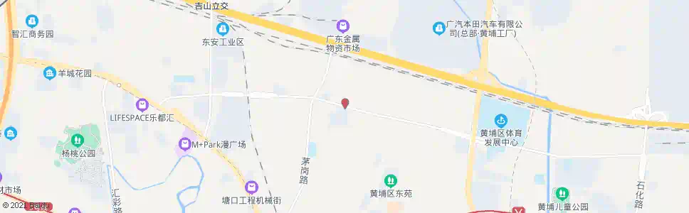广州护林路(茅岗路口)_公交站地图_广州公交_妙搜公交查询2025