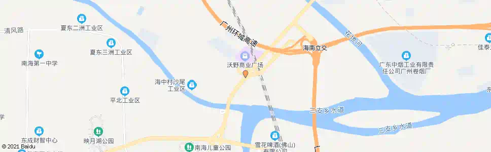 广州沙尾桥_公交站地图_广州公交_妙搜公交查询2025