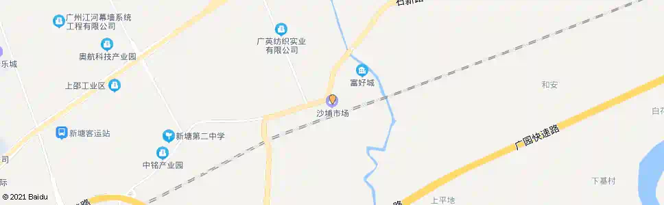 广州沙埔市场_公交站地图_广州公交_妙搜公交查询2025