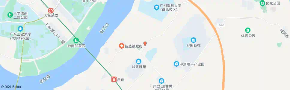 广州崇德村_公交站地图_广州公交_妙搜公交查询2025