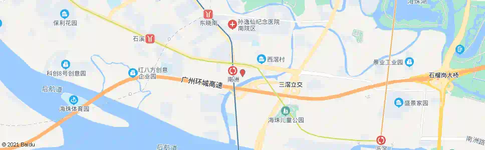 广州海珠客运站_公交站地图_广州公交_妙搜公交查询2025