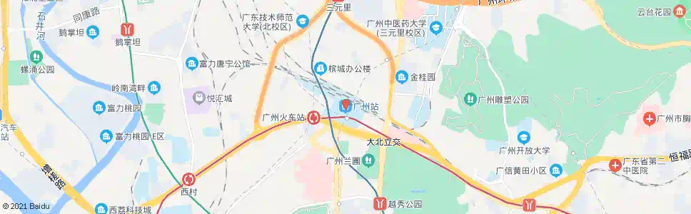 广州宏威路_公交站地图_广州公交_妙搜公交查询2025