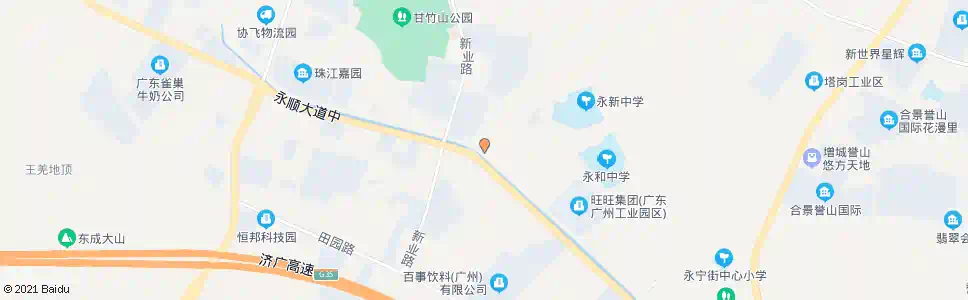 广州树吓村_公交站地图_广州公交_妙搜公交查询2025