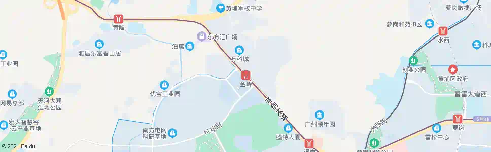 广州金峰站_公交站地图_广州公交_妙搜公交查询2025