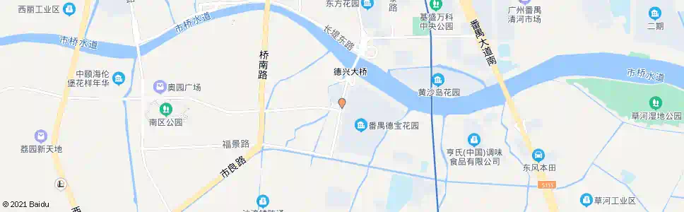 广州德宝花园_公交站地图_广州公交_妙搜公交查询2025