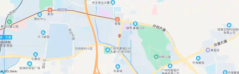 广州荔红二路_公交站地图_广州公交_妙搜公交查询2025