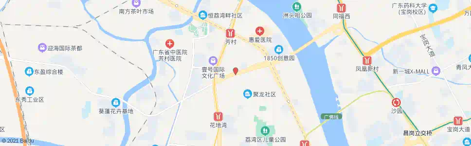 广州花蕾路_公交站地图_广州公交_妙搜公交查询2025