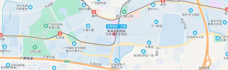 广州萝岗万达广场总站_公交站地图_广州公交_妙搜公交查询2025