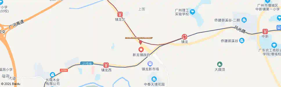 广州向西村口_公交站地图_广州公交_妙搜公交查询2025