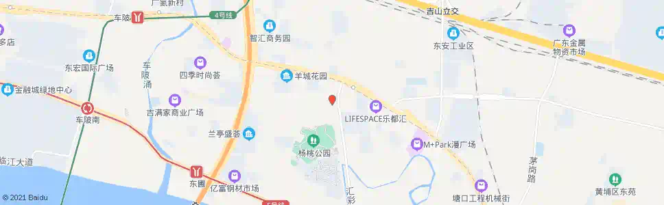 广州汇彩路北总站_公交站地图_广州公交_妙搜公交查询2025