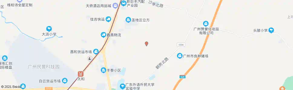 广州大来北路_公交站地图_广州公交_妙搜公交查询2025