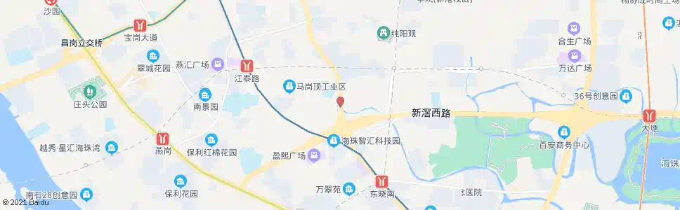 广州瑞南新村_公交站地图_广州公交_妙搜公交查询2025