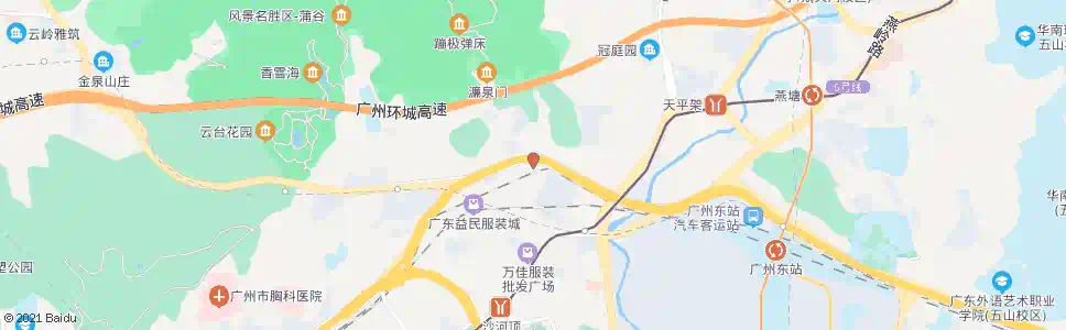 广州濂泉路口_公交站地图_广州公交_妙搜公交查询2025