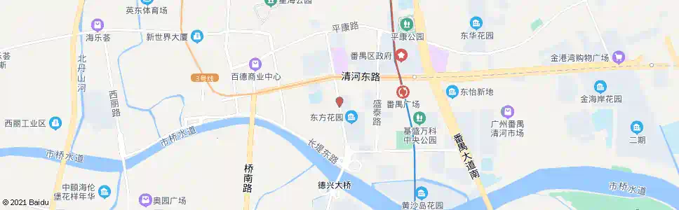 广州中保人寿_公交站地图_广州公交_妙搜公交查询2025